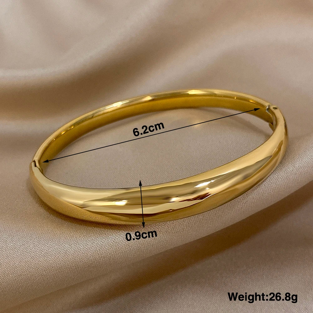 Bracelet manchette épaisse élégante