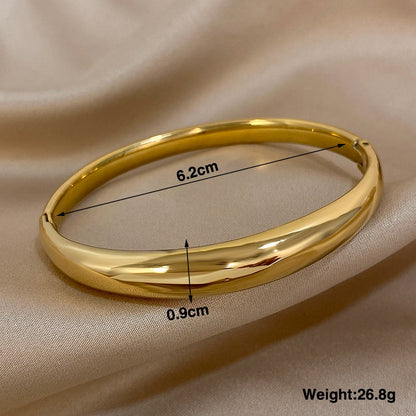 Bracelet manchette épaisse élégante